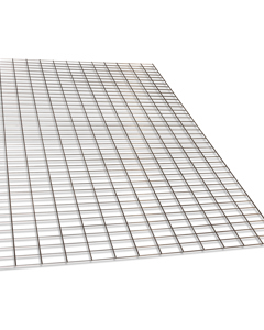 Front wire grille upper SST 2005x1305mm for root wood fill